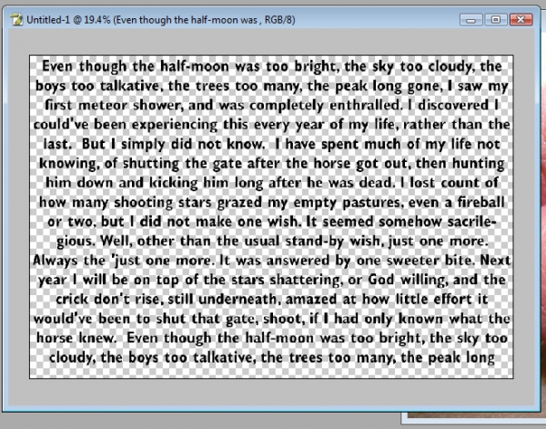 Creation of Labret Literature: Step 4